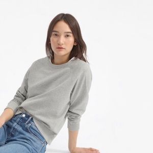 Everlane Grey Terry Sweatshirt M